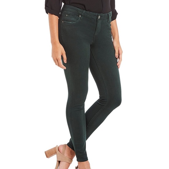 Kut from the Kloth Denim - KUT Mia Jeggings in Hunter Green